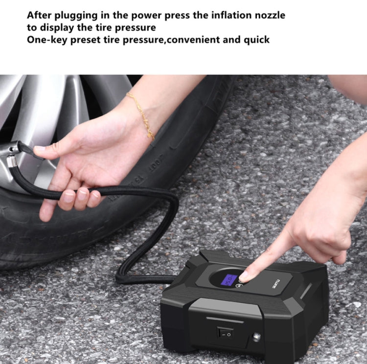 SUITU  ST-818  DC 12V Wired Car Air Pump Tire Inflator With LED Lighting Digital Display Model - Inflatable Pump by SUITU | Online Shopping UK | buy2fix