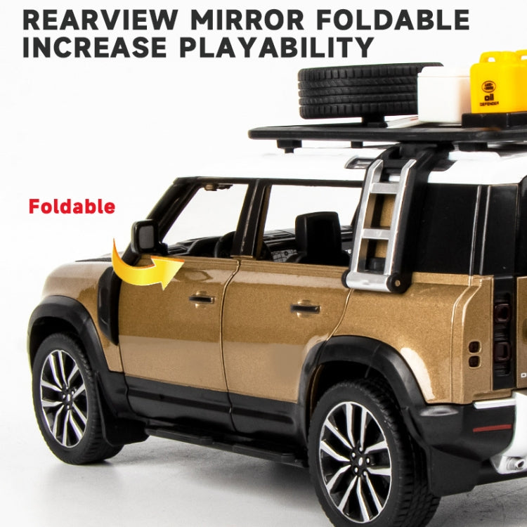 Simulation 1:24 7 Open Doors Alloy Off-Road SUV Car Sound Light Model Children Toy Ornament(Black) - Model Toys by buy2fix | Online Shopping UK | buy2fix