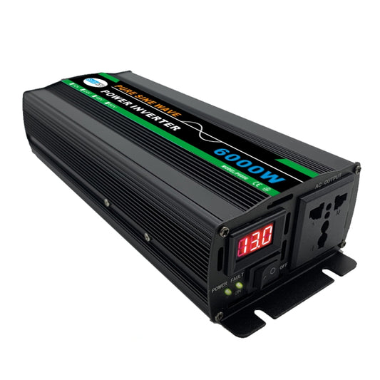 6000W 12V to 220V High Power Car Pure Sine Wave Inverter Power Converter - Pure Sine Wave by buy2fix | Online Shopping UK | buy2fix
