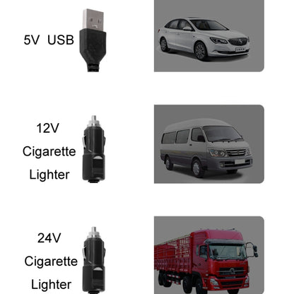 F611 Rotatable Multi-angle Air Supply Car Silent Fan(24V Cigarette Lighter) - Heating & Fans by buy2fix | Online Shopping UK | buy2fix