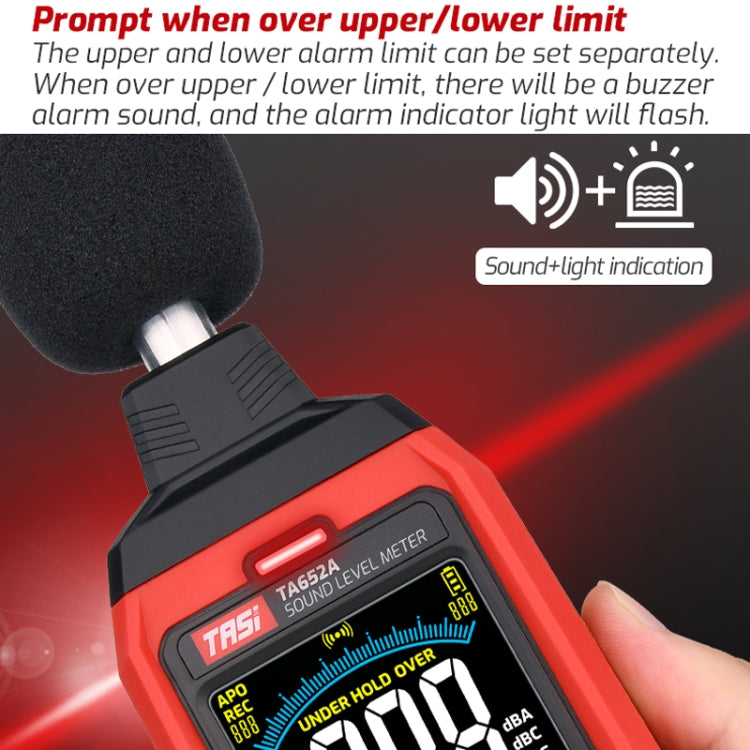 TASI TA652A Home Noise Tester Detection Volume Device - Light & Sound Meter by TASI | Online Shopping UK | buy2fix