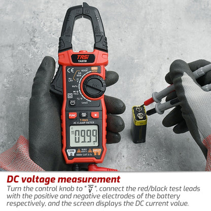 TASI TA811C Clamp Meter High Accuracy AC DC Voltage Ammeter - Digital Multimeter by TASI | Online Shopping UK | buy2fix