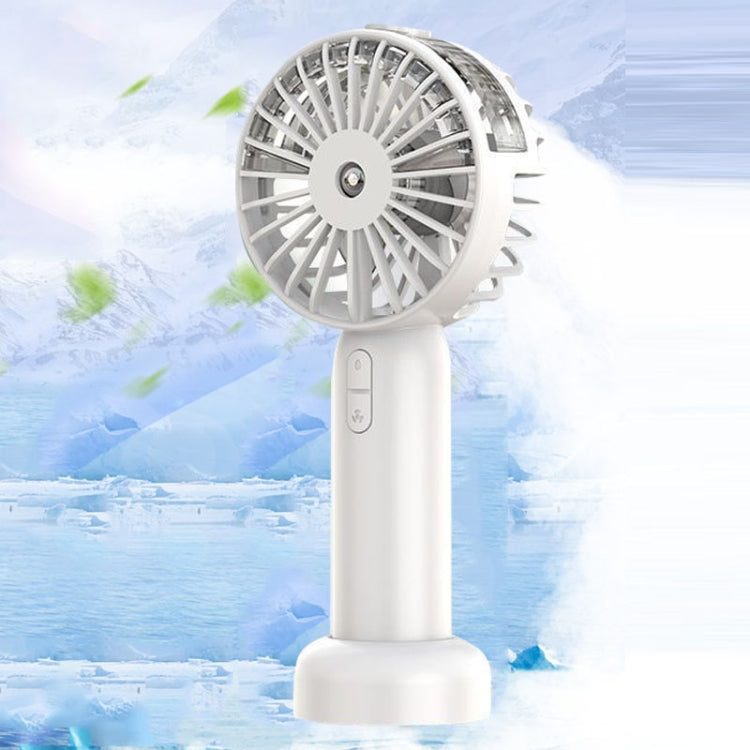 Handheld Spray Fan USB Portable Outdoor Mini Desktop Cold Air Humidification Fan(White) - Electric Fans by buy2fix | Online Shopping UK | buy2fix