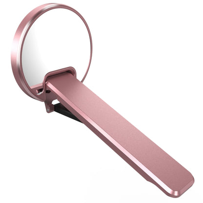 Aluminum Alloy Mobile Phone Bracket Ultra-thin Rotating Back Stick Lollipop Mirror Bracket(Pink) - Desktop Holder by buy2fix | Online Shopping UK | buy2fix