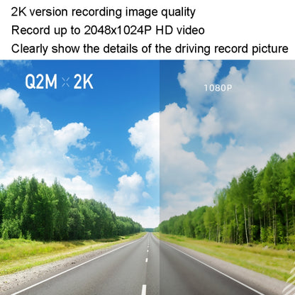 Anytek Q2M 2K Hidden HD Night Vision Dual Lens Driving Recorder - Car DVRs by Anytek | Online Shopping UK | buy2fix