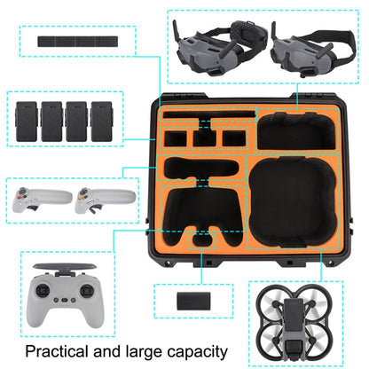 Sunnylife AQX-9 For DJI Avata Flying Glasses Waterproof Large Capacity Protective Carrying Case(Black) -  by Sunnylife | Online Shopping UK | buy2fix
