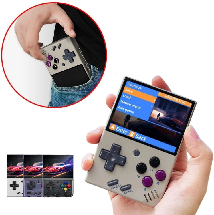 Miyoo Mini Plus 3.5 Inch IPS Screen Retro Handheld Game Console 32GB 9K Games(Grey) - Pocket Console by buy2fix | Online Shopping UK | buy2fix