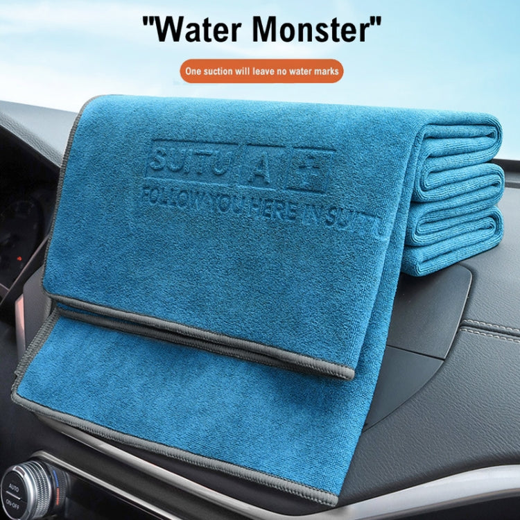 60 x 160cm  SUITU Microfiber Cleaning Cloth Car Cleaning Towel Thicken Highly Absorbent Cleaning Rag - Car washing supplies by SUITU | Online Shopping UK | buy2fix