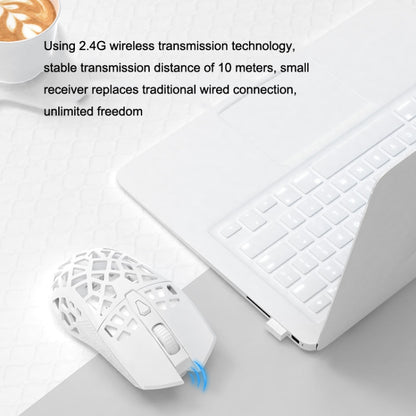Ajazz i339Pro 7 Keys 16000DPI Wireless/Wired Dual Mode Gaming Macro Driver Mouse(White) - Wireless Mice by Ajazz | Online Shopping UK | buy2fix