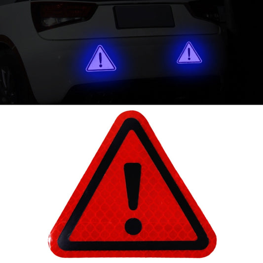 10pcs Car Tail Triangle Reflective Stickers Safety Warning Danger Signs Car Stickers(Red) - Warning Sticker by buy2fix | Online Shopping UK | buy2fix