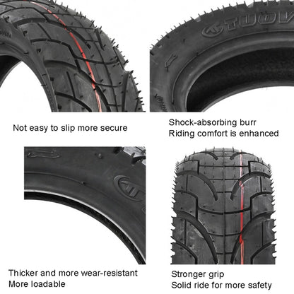 For KUGOO M4 TUOVT 80/65-6.5 10 inch Electric Skateboard Vacuum Explosion-Proof Outer Tire(Highway Tire) - Accessories & Parts by TUOVT | Online Shopping UK | buy2fix