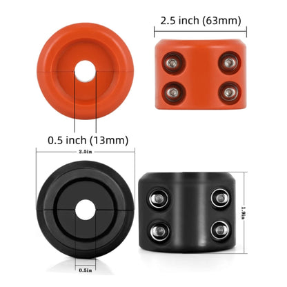 Anti-Abrasion Rubber Plug For Towing Hook Compatible With KFI/ATV Stranded Cables(Red) - Towing Bars by buy2fix | Online Shopping UK | buy2fix