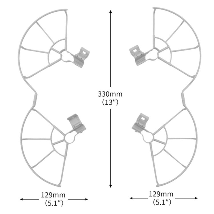 For DJI MINI 3 Propeller Blades Anti Collision Protection Ring - Others by buy2fix | Online Shopping UK | buy2fix