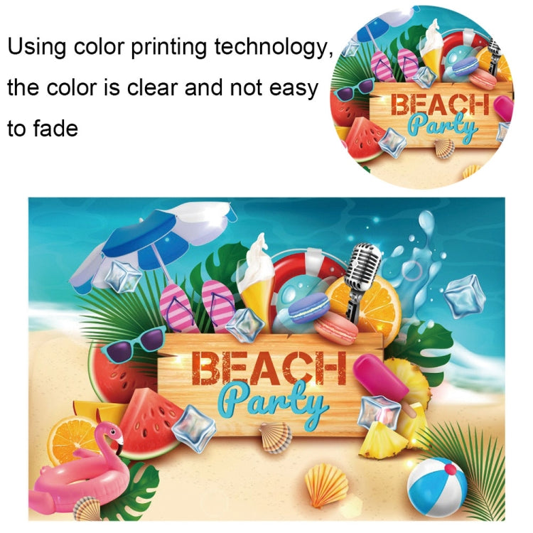 80x120cm Summer Pool Party Decoration Backdrop Swimming Ring Photography Background Cloth(11418491) -  by buy2fix | Online Shopping UK | buy2fix