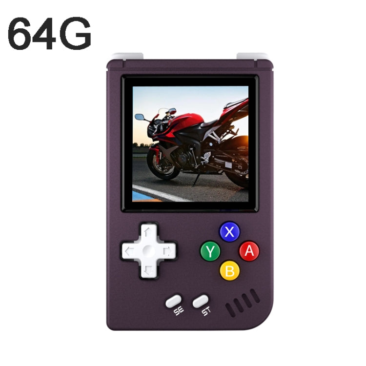 ANBERNIC RG Nano  1.54-Inch IPS Linux System Classic Pocket Retro Game Console 64G 8000 Games(Dark Purple) - Pocket Console by ANBERNIC | Online Shopping UK | buy2fix