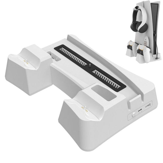 iplay HBP-351 For Sony PS5 Host Cooling Base Bracket Multifunctional Handle Charging Stand(White) - Charger & Power by iplay | Online Shopping UK | buy2fix