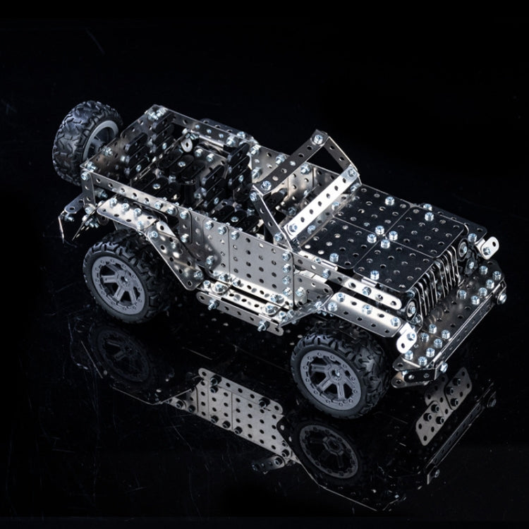 Assembly Off-Road Vehicle Intelligence Manual Assembly Toy Machinery Building Metal Model - Building Blocks by buy2fix | Online Shopping UK | buy2fix