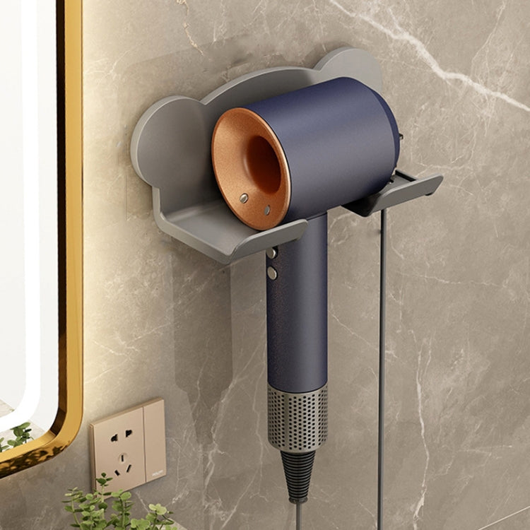 For Dyson Hair Dryer Wall-Mounted Holder Bathroom Shelf Storage Rack, Style: 3pcs Simple  Gray - Hair Dryers & Accessories by buy2fix | Online Shopping UK | buy2fix