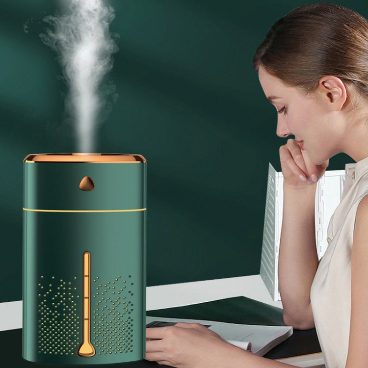 Silent USB Plug-In Silver Ion Purifying Humidifier Household Night Light Atomizer, Color: Green - Air Purifiers & Accessories by buy2fix | Online Shopping UK | buy2fix