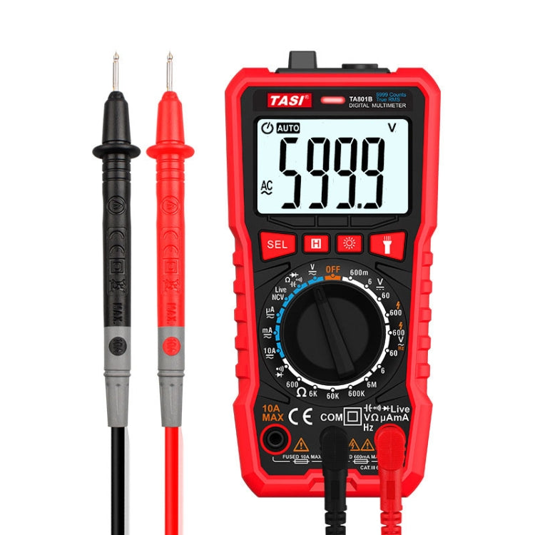 TASI TA801B Automated Manual Integral Digital Multimeter High Precision Digital Display Ammeter - Digital Multimeter by TASI | Online Shopping UK | buy2fix