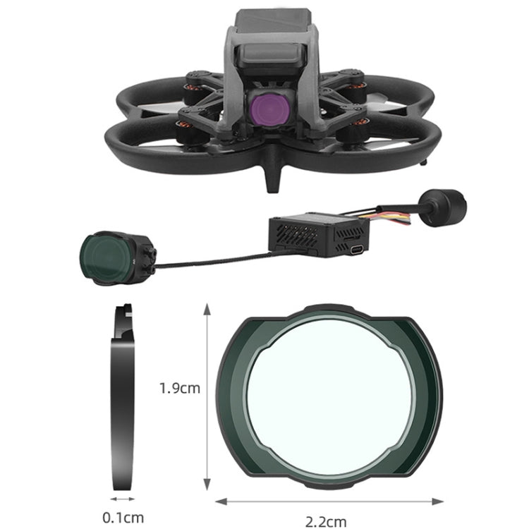 For DJI Avata BRDRC Filter O3 Image Transmission Lens Accessories, Color: ND32 Lens -  by BRDRC | Online Shopping UK | buy2fix