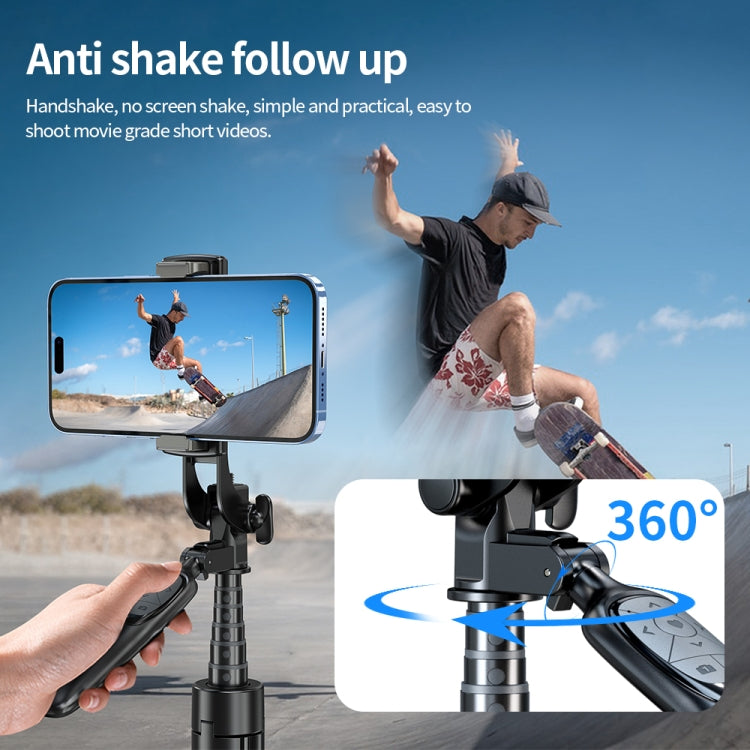 Pixel ST2 1.6m Anti Shake Selfie Stick Head Tripod Handheld Portable Folding Remote Control Outdoor Photo Stands(With Bluetooth Remote Control) - Selfie Sticks by Pixel | Online Shopping UK | buy2fix