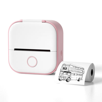 Phomemo T02 Standard Error Mini Pocket Small Portable Bluetooth Phone Photo Label Thermal Printer(Pink) - Printer by Phomemo | Online Shopping UK | buy2fix