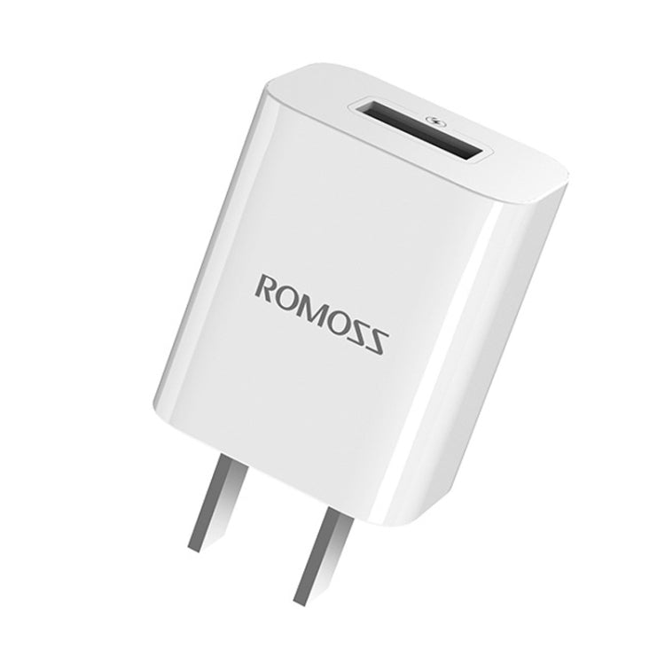 ROMOSS TK05S 5V1A Fast Charging Data Cable Charging Head For Apple, CN Plug(White) - USB Charger by ROMOSS | Online Shopping UK | buy2fix