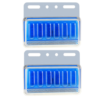 2pcs 24V Truck LED Side Light Car Strong Light Waterproof Super Bright Tire Lamp(Blue) - Clearance Lights by buy2fix | Online Shopping UK | buy2fix