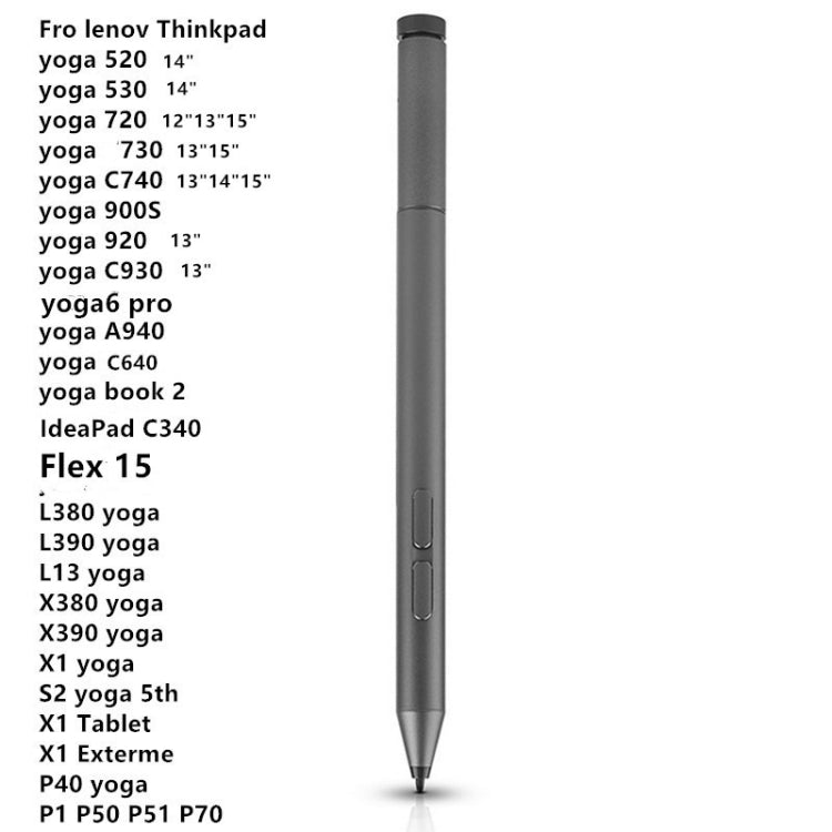 For Lenovo MIIX 520 YOGA 530 720 930 Bluetooth Stylus 4096 Pressure Sensitivity - Stylus Pen by buy2fix | Online Shopping UK | buy2fix