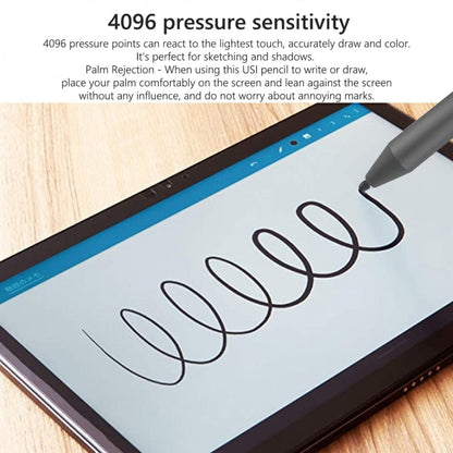 Aluminum Alloy Laptop USI Stylus 4096 Pressure Sensitive Metal Touch Screen Pen - Stylus Pen by buy2fix | Online Shopping UK | buy2fix