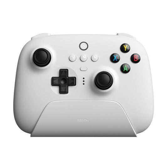 8BitDo Wireless 2.4G Gaming Controller With Charging Dock For PC / Windows 10 / 11 / Steam Deck(White) - Other Accessories by 8BitDo | Online Shopping UK | buy2fix