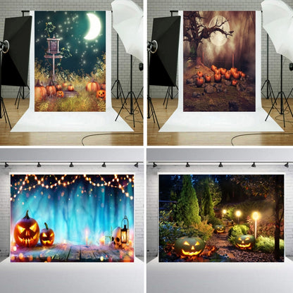 1.25x0.8m Holiday Party Photography Background Halloween Decoration Hanging Cloth, Style: C-1251 - Cartoon by buy2fix | Online Shopping UK | buy2fix