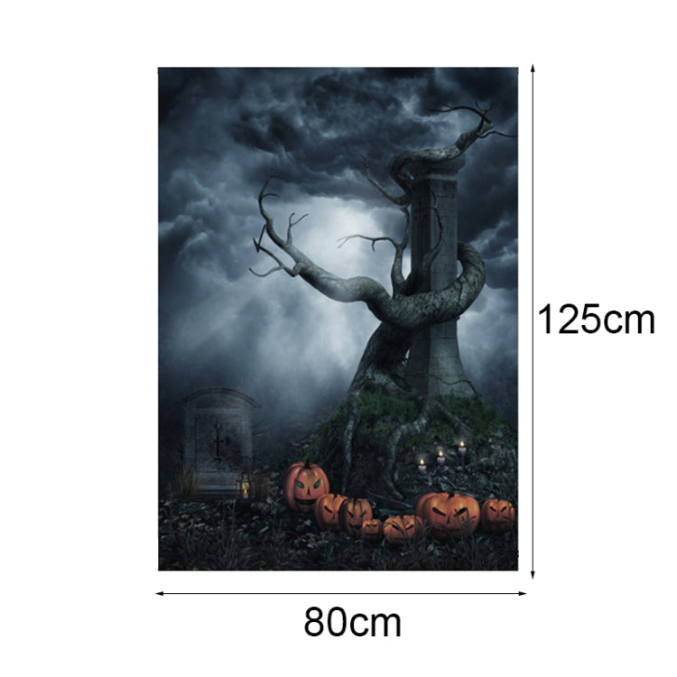 1.25x0.8m Holiday Party Photography Background Halloween Decoration Hanging Cloth, Style: WS-212 - Cartoon by buy2fix | Online Shopping UK | buy2fix