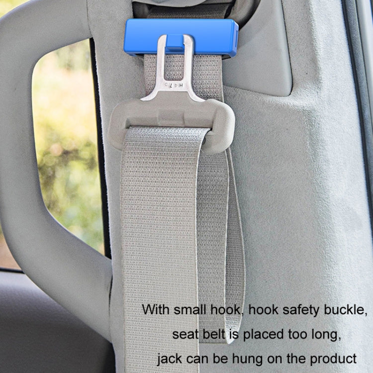 SHUNWEI 1pair Car Safety Belt Limiter Anti-Stranglehold Clip(Blue) - Seat Accessories by SHUNWEI | Online Shopping UK | buy2fix
