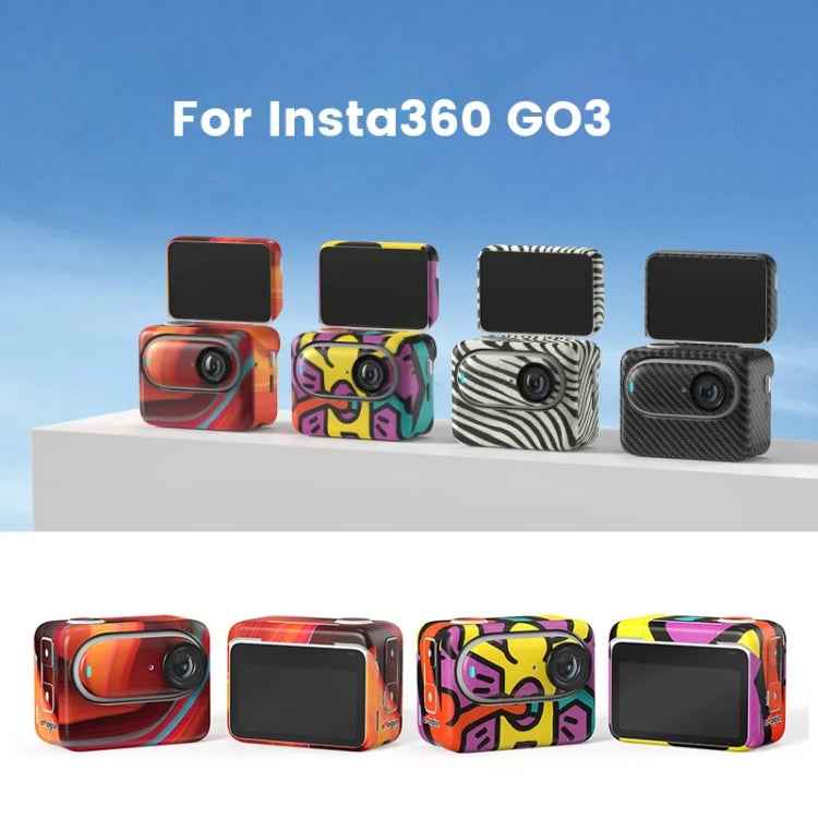 For Insta360 GO 3 AMagisn Body Sticker Protective Film Action Camera Accessories, Style: Zebra - Protective Film & Stickers by aMagisn | Online Shopping UK | buy2fix