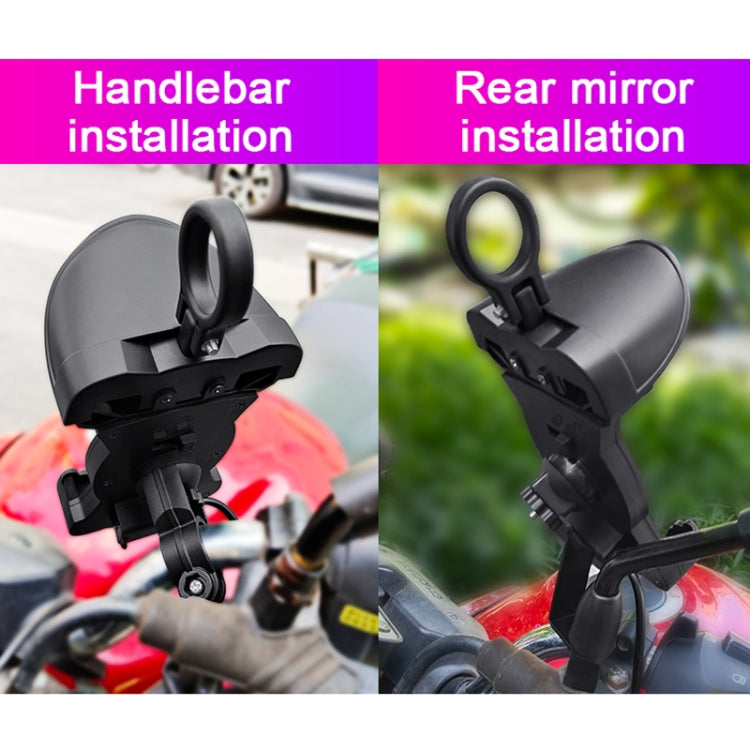 Motorcycle Sunshade Rainproof Mobile Phone Holder, Shape: Handlebar Holder No Charge - Holder by buy2fix | Online Shopping UK | buy2fix