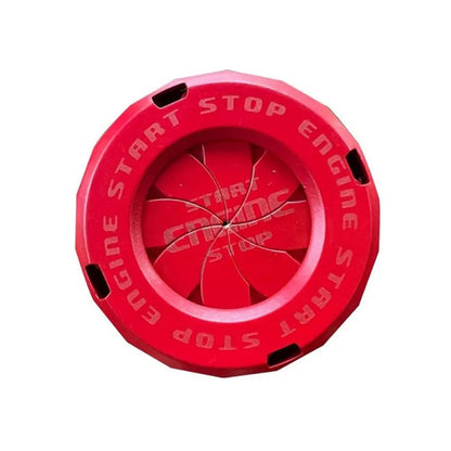 Car Motorcycle One-button Start Button Ignition Switch Rotating Protective Cover(Red) - Decoration Rings by buy2fix | Online Shopping UK | buy2fix