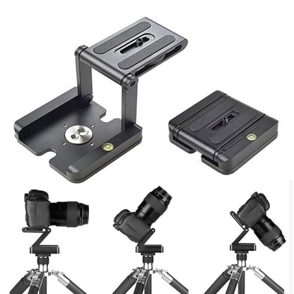 Folding Z Type Tilt Pan Tripod Head Ball Head Quick Release Plate Stand for DSLR Camera - Tripod Heads by buy2fix | Online Shopping UK | buy2fix