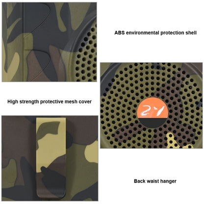 25W  Bluetooth Voice Amplifier Bird Hunting Speaker Supports USB/TF/FM 1000m Remote Control UK Plug(Camouflage) - Midrange Speaker & Frequency Divider by buy2fix | Online Shopping UK | buy2fix