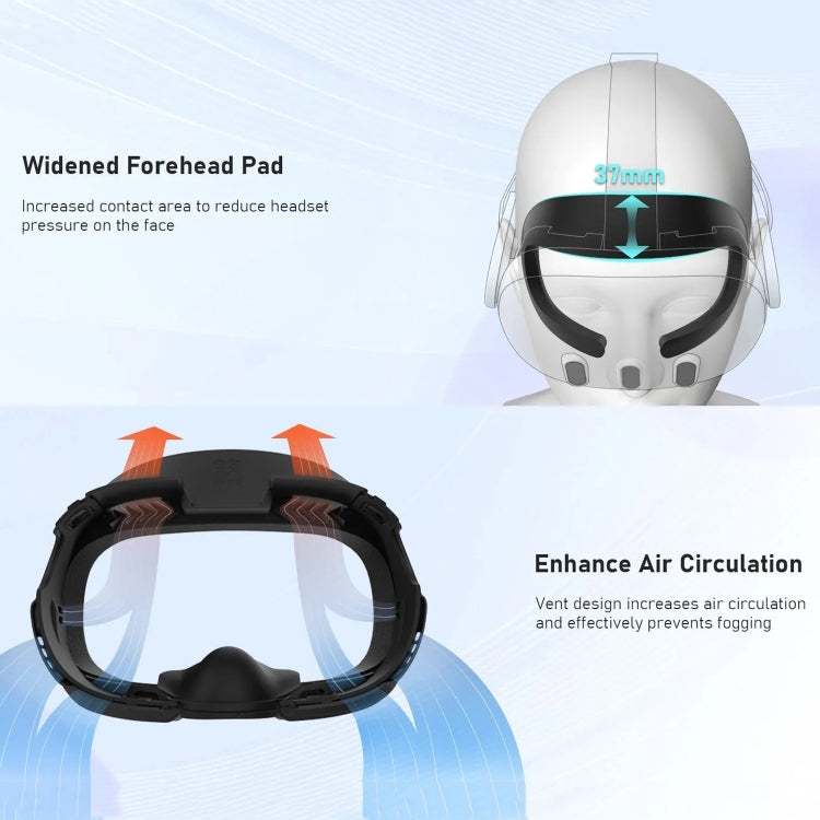 AMVR Q3FC1 For Meta Quest3 Mask Ice Silk Breathable Leather Material(Mask+1 Ice Silk) - VR Accessories by AMVR | Online Shopping UK | buy2fix