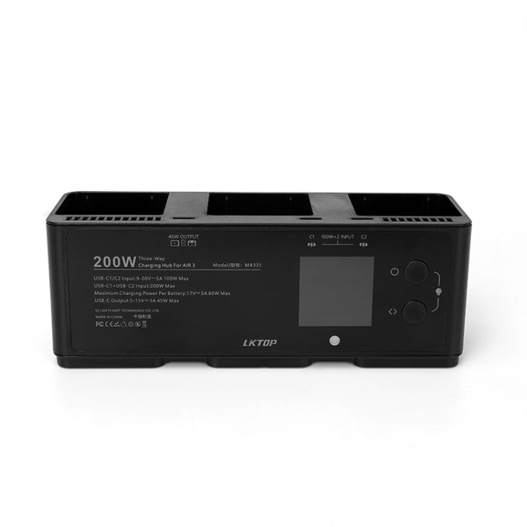 For DJI Air 3 Smart Flight Battery LKTOP 200W 3-Channel Charging Manager - Charger by LKTOP | Online Shopping UK | buy2fix