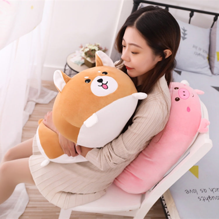 New Soft Animal Cartoon Pillow Cushion Cute Fat Dog Cat Totoro Penguin Pig Frog Plush Toy 90cm(pig) - Soft Toys by buy2fix | Online Shopping UK | buy2fix