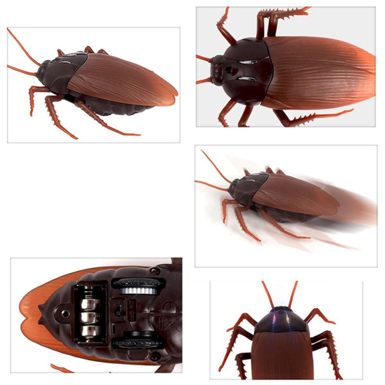 Tricky Funny Toy Infrared Remote Control Scary Creepy Cockroach, Size: 7.5*14cm -  by buy2fix | Online Shopping UK | buy2fix