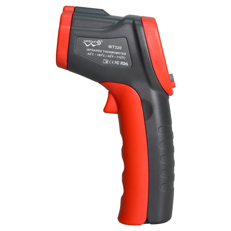 Wintact WT320 -50 Degree C~380 Degree C Handheld Portable Outdoor Non-contact Digital Infrared Thermometer - Thermostat & Thermometer by Wintact | Online Shopping UK | buy2fix