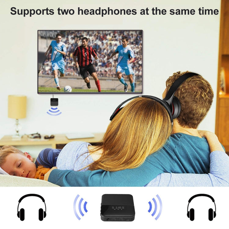 B20 2 in 1 Bluetooth 5.0 Audio Adapter Transmitter Receiver, Support Optical Fiber & AUX & LED Indicator - Apple Accessories by buy2fix | Online Shopping UK | buy2fix