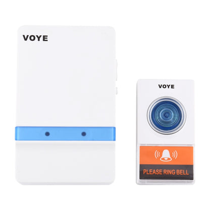 VOYE V012A Home Music Remote Control Wireless Doorbell with 38 Polyphony Sounds (White) - Wireless Doorbell by VOYE | Online Shopping UK | buy2fix