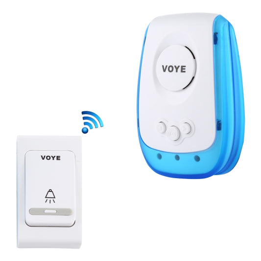 VOYE V009B Home Music Remote Control Wireless Doorbell with 38 Polyphony Sounds, US Plug (White) - Security by VOYE | Online Shopping UK | buy2fix