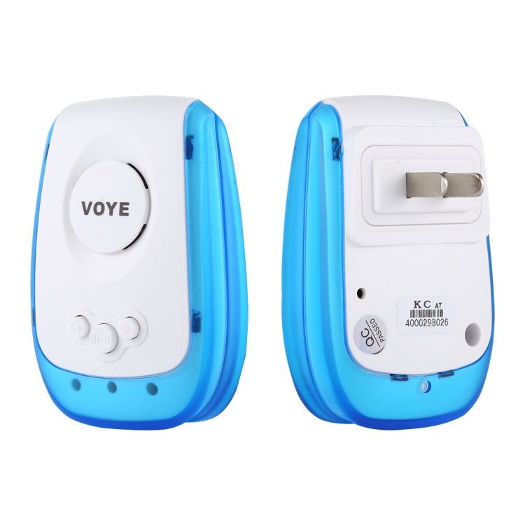 VOYE V009B Home Music Remote Control Wireless Doorbell with 38 Polyphony Sounds, US Plug (White) - Wireless Doorbell by VOYE | Online Shopping UK | buy2fix