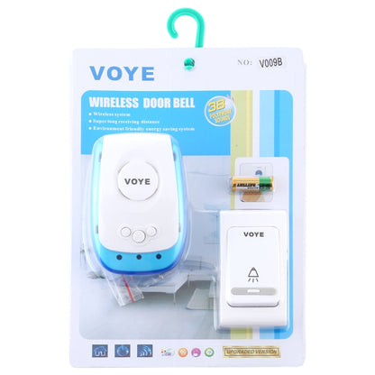 VOYE V009B Home Music Remote Control Wireless Doorbell with 38 Polyphony Sounds, US Plug (White) - Wireless Doorbell by VOYE | Online Shopping UK | buy2fix